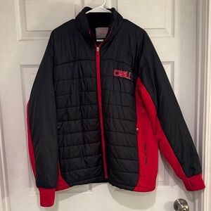 OSU Men's Black and Red Jacket